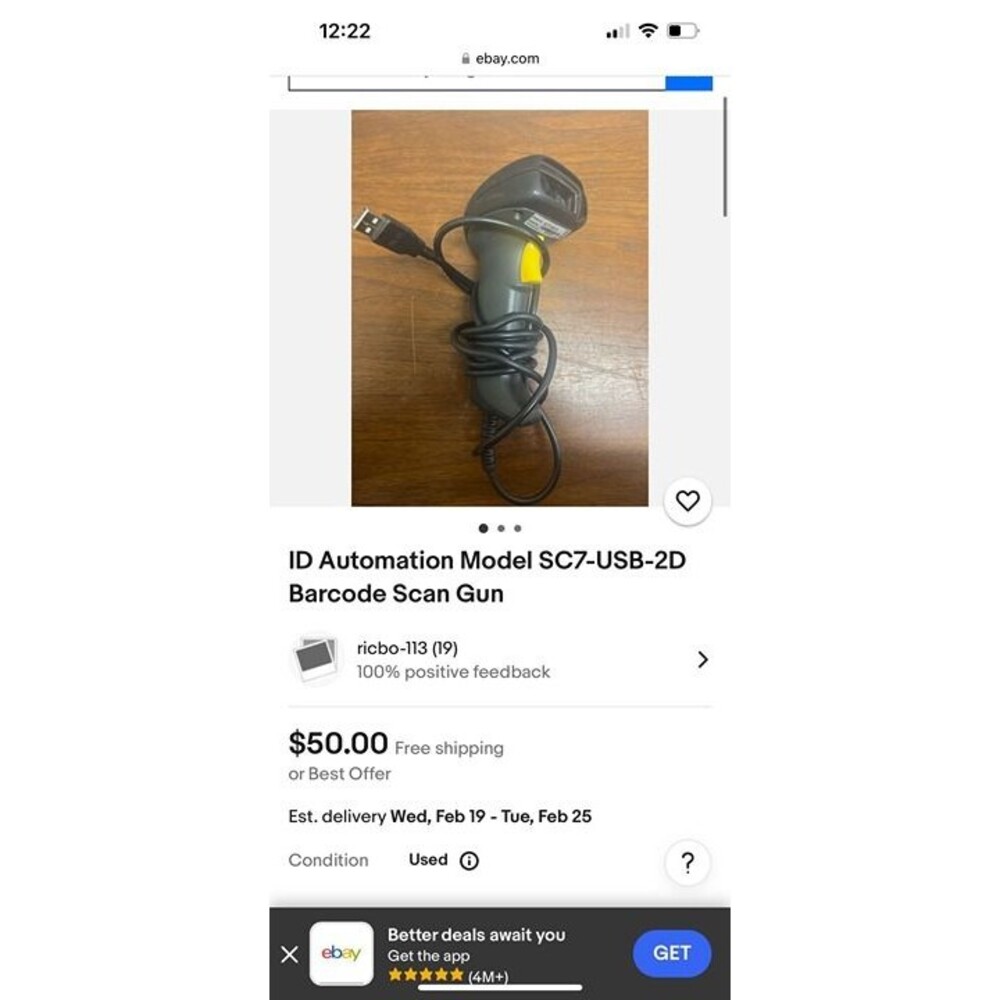 Barcode Scan Gun - Picture 4 of 4